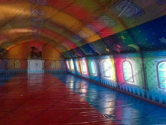 Retardant Colorful Arch Rain Tents Outdoor Events Water Proofing Easy Assemble Demount