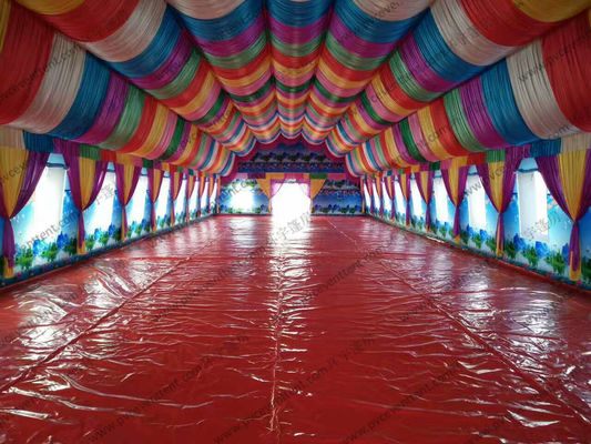 Retardant Colorful Arch Rain Tents Outdoor Events Water Proofing Easy Assemble Demount